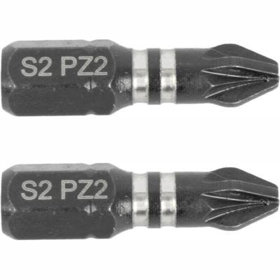 IMPACT POZI.2 X 25MM INS.BIT 2/CARD PZ2 — image 1