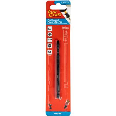 IMPACT PZ2 X 110MM POWER BIT 1PC CARDED — image 1