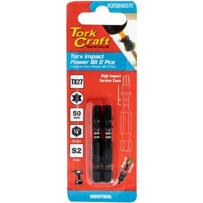 TORX TX 27 IMPACT POWER BIT 50MM 2PC CARDED — image 1