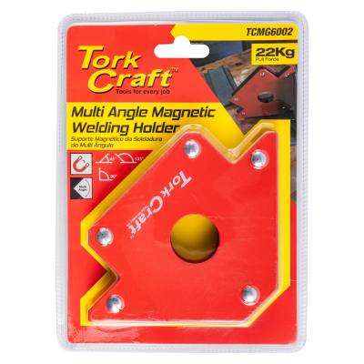 MAGNETIC WELDING HOLDER 22.7KG P/FORCE 45-90-135 DEG. MULTI ANGLE — image 1
