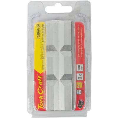 VICE JAWS MAGNETIC ALUM. 100MM X 32MM 2PC PRISM FACE — image 1