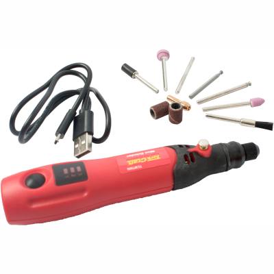 MINI TOOL SET CORDLESS 3.7V LI-ION USB RECHARGEABLE C/W ACCESORIES — image 1