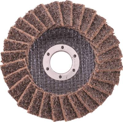 FLAP DISC NON WOVEN 115X22 COARSE YELLOW TCFD — image 1