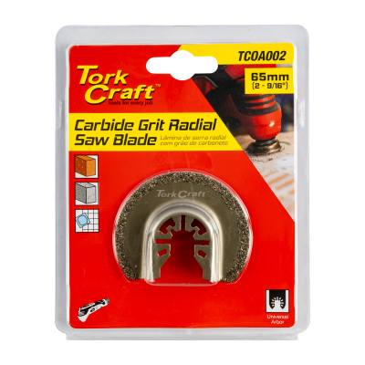 QUICK CHANGE CARBIDE GRIT RADIAL SAW BLADE 65MM(2-9/16') — image 1
