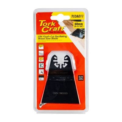 QUICK CHANGE FLUSH CUT WOOD SAW BLADE 68MM(2-11/16')14TPI CRV — image 1