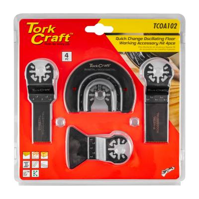 QUICK CHANGE OSCILLATING FLOOR WORKING ACCESSORY KIT 4PC — image 1