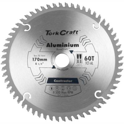 BLADE CONTRACTOR ALUM 170 X 60T 20/16 CIRCULAR SAW TCT — image 1