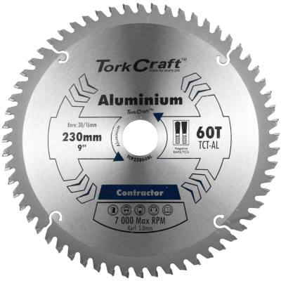 BLADE CONTRACTOR ALUM 230 X 60 30-16 CIRCULAR SAW TCT — image 1