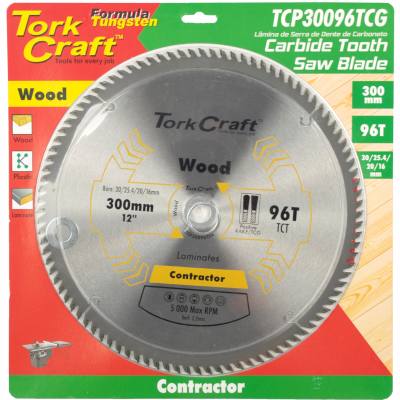 BLADE CONTRACTOR 300 X 96T TCG POS.30/1/16 CIRCULAR SAW TCT — image 1