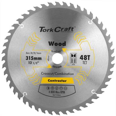 BLADE CONTRACTOR 315MM X 48T 30MM BORE CIRCULAR SAW TCT — image 1