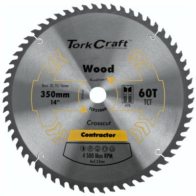 BLADE CONTRACTOR 350 X 60T 30 CIRCULAR SAW TCT — image 1