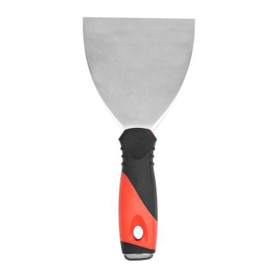 PUTTY KNIFE 100MM S/STEEL BLADE SOFT GRIP STEEL CAP — image 1