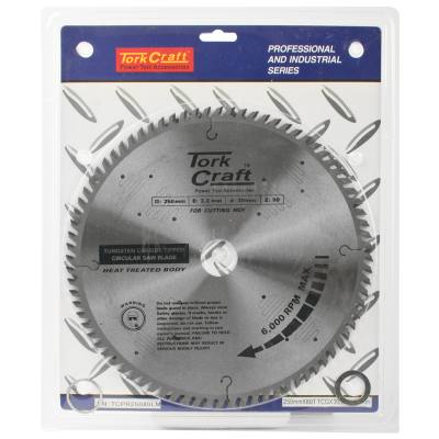 BLADE TCT 250 X 80T 30/1/20 TCG POSITIVE PROFESIONAL INDUSTRIAL — image 1