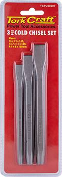 TORK CRAFT COLD CHISEL 3PC — image 1