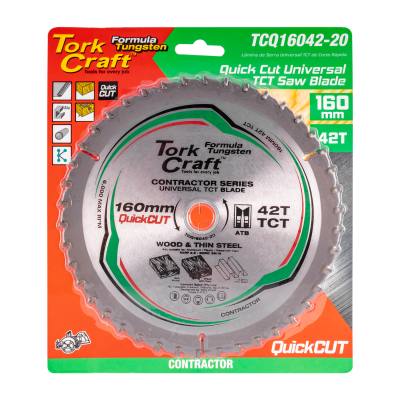 UNIVERSAL QUICK CUT TCT BLADE 160X42T 20-16 — image 1
