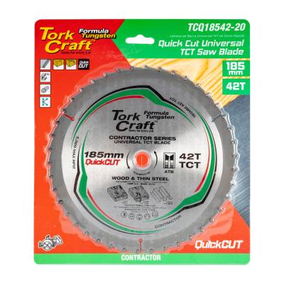 UNIVERSAL QUICK CUT TCT BLADE 185X42T 20-16 — image 1