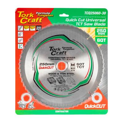 UNIVERSAL QUICK CUT TCT BLADE 250X60T 30-20-16 — image 1