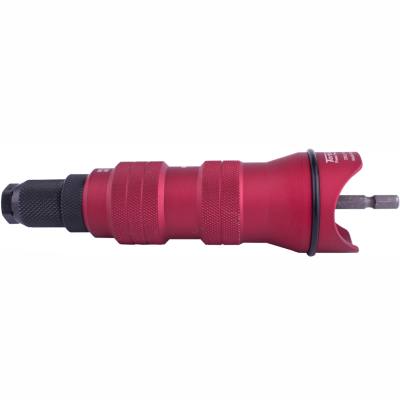 DRILL NUT RIVETER M3 M4 M5 M6 1/4' HEX SHANK FITS ANY DRILL — image 1