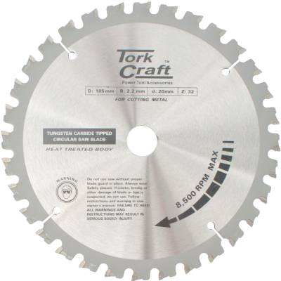 TCT BLADE STEEL CUTTING. 185X32T 20/16 — image 1