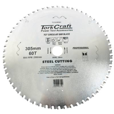 TCT BLADE STEEL CUTTING 305X60T 30MM — image 1