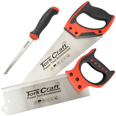 SAW SET 3PC HAND/BACK/JOB SAW BLISTER PACK — image 1