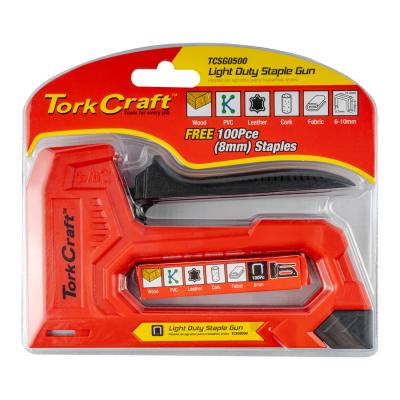 STAPLE GUN 21G 6 - 8MM L/DUTY JT21 WITH 100PC 0.7MMX8MM — image 1