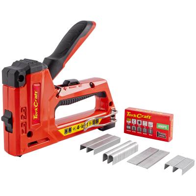 STAPLE GUN 4-IN-1 JT21 6-14MM WITH 400PC — image 1