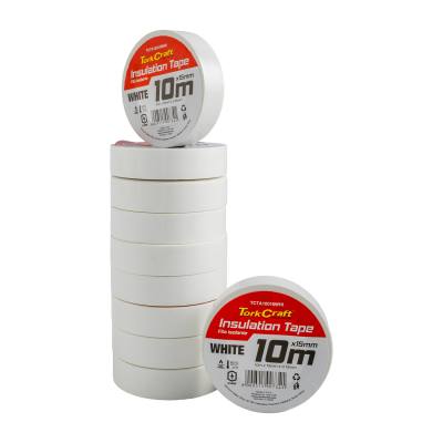 0.15MMX15MMX10M WHITE INSULATION TAPE — image 1