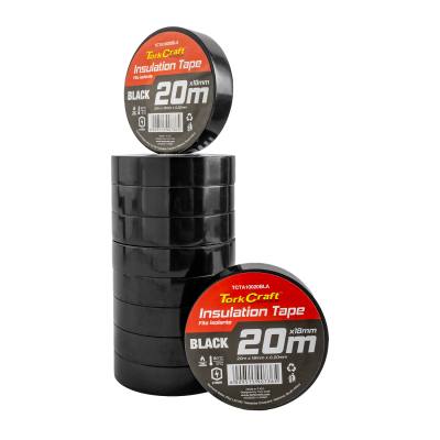 0.20MMX18MMX20M BLACK INSULATION TAPE — image 1