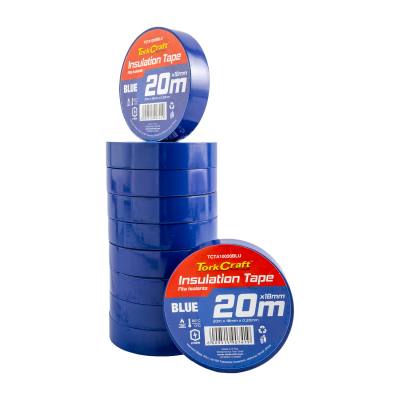 0.20MMX18MMX20M BLUE INSULATION TAPE — image 1