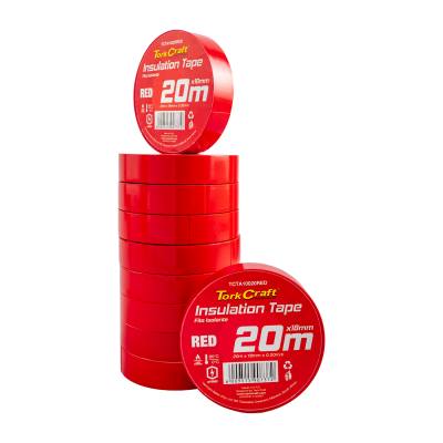 0.20MMX18MMX20M RED INSULATION TAPE — image 1