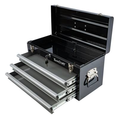TOP BOX EMPTY 3 DRAWER AND TOP TRAY 535X255X315MM TRACKTOOL BOX — image 1