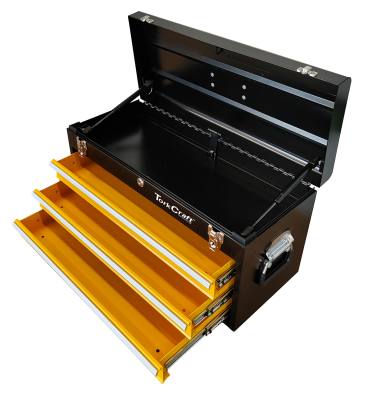 TOP BOX EMPTY 3 DRAWER & TOP TRAY 600X250X320MM TRACK BOX 2.0 TOOL BOX — image 1