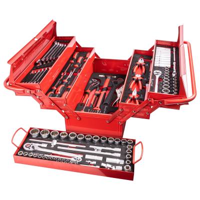MECHANICS CANTILEVER TOOL BOX 172PC 6 X TRAY 470 X220X230MM — image 1