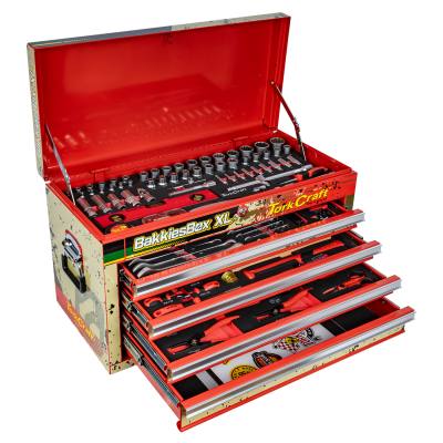 TOP TOOL BOX 254PC 4 DRAWER 660X310X380MM PRO TOOL BOX BAKKIES XL — image 1