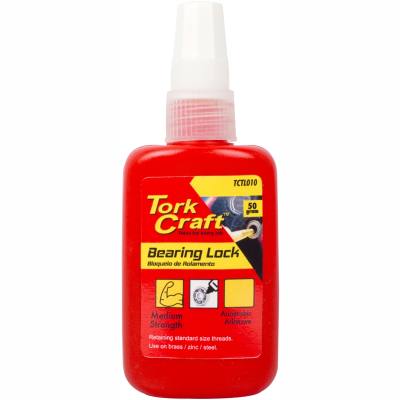 BEARING LOCK MEDIUM STRENGTH FOR STD SIZED CYLINDRICAL PARTS - YELLOW — image 1