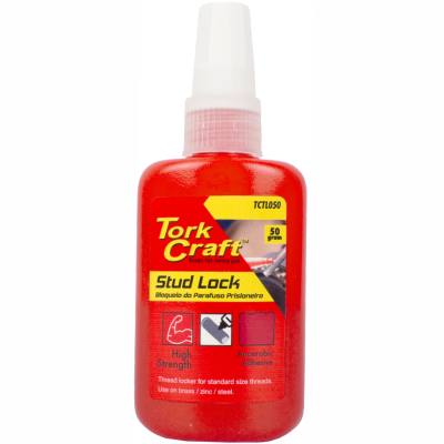 STUD LOCK HIGH STRENGTH FOR STD SIZED THREADS - RED - 50G — image 1