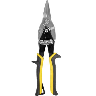 TIN SNIP 260MM STRAIGHT & SHAPE CUT YELLOW — image 1