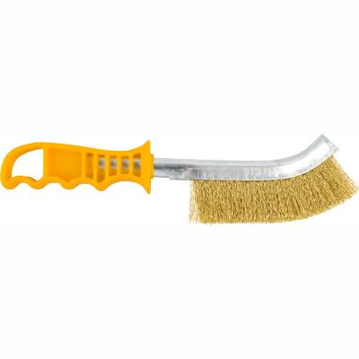 WIRE HAND BRUSH BRASS — image 1