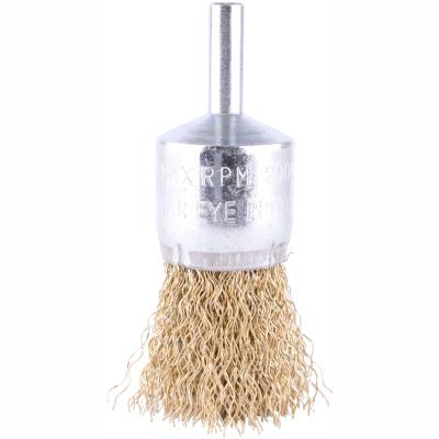 WIRE END BRUSH HIGH SPEED 24MM X 6MM SHAFT — image 1