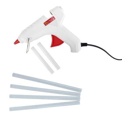 GLUE GUN 40W 11MM TCGG05002 C/W GLUE STICK 11 X 200MM 12PC TCGS11200-0 — image 1