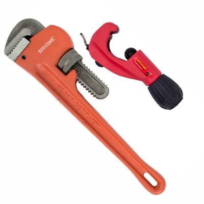 PIPE & TUBE CUTTER 6-35MM TC PC635 C/W PIPE WRENCH 300MM TC602300 — image 1