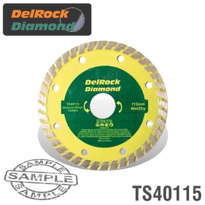 DIAMOND BLADE 115MM TURBO DELROCK — image 1