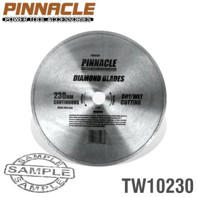 DIAMOND BLADE CONT.RIM 230X22.22MM PINNACLE — image 1