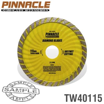 DIAMOND BLADE TURBO WAVE 115MM X 22.22 PINNACLE — image 1