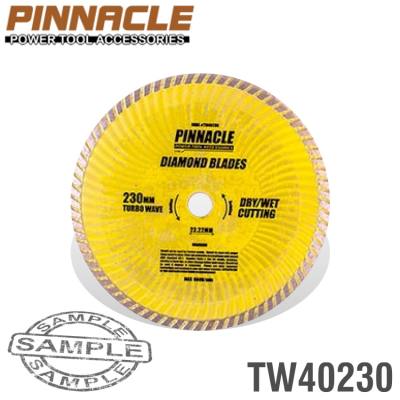 DIAMOND BLADE TURBO WAVE 230MM X 22.22 PINNACLE — image 1